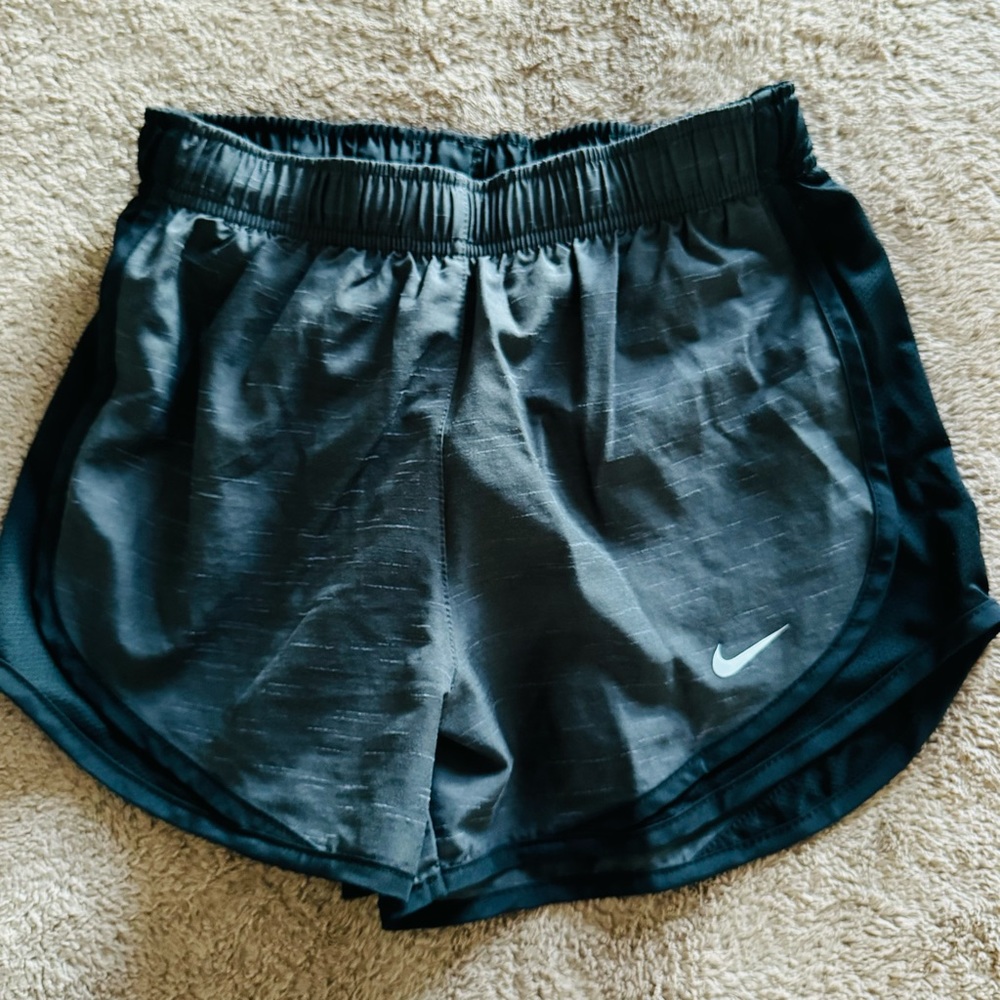 Nike Drifit Shorts with Drawstring and Liner Dark Gray with Black Lining Size XS